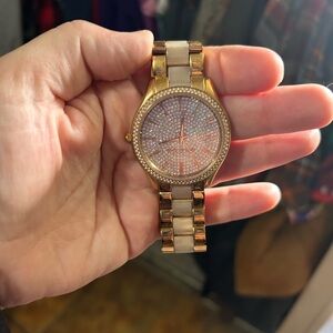 Michaell Kors Rhinestone Watch